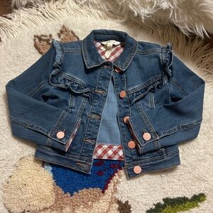 Matilda Jane ruffle detail Jean jacket size 4 toddler sweet cottagecore country